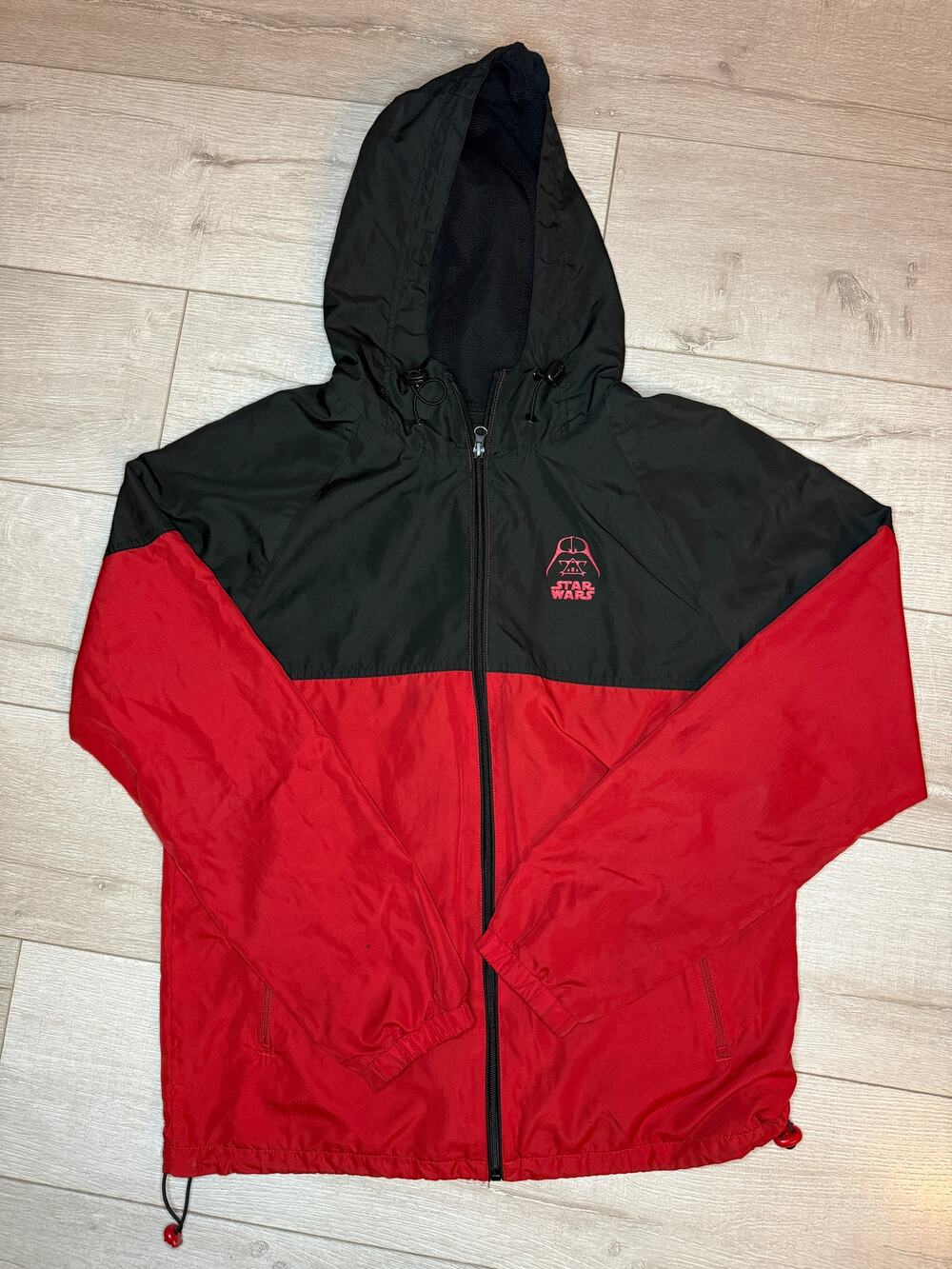 Disney Parks Star Wars Darth Vader Windbreaker Lightweight Jacket Mens Small